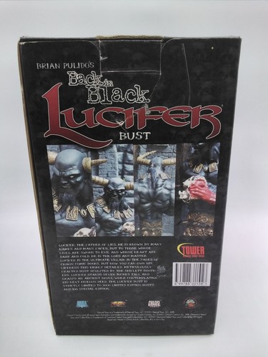 Diamond Select Chaos! Back In Black Lucifer Bust Tower Records Excl. LE of 1500 - Picture 3 of 3