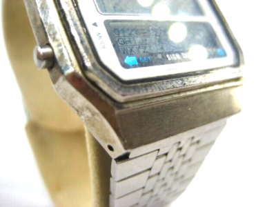 Vintage 1980s Seiko Smart Watch Memory Sign Table Digital D409