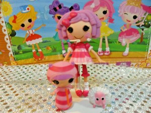 LALALOOPSY MINI DOLLS SISTERS /"CRUMBS SUGAR /& SPRINKLE SPICE/" *COMPLETE SET*