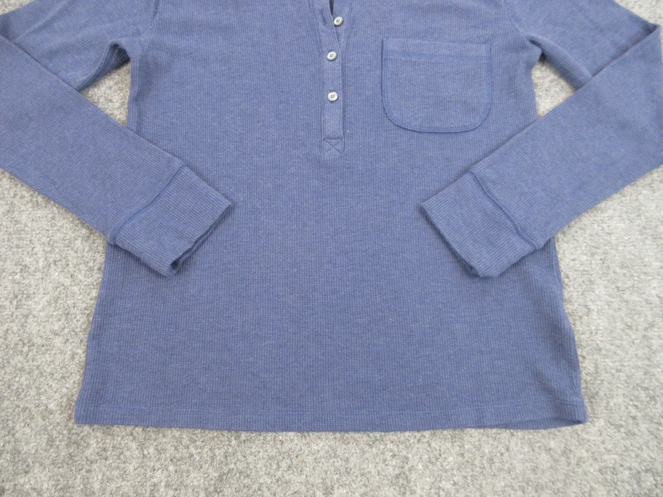 Camisa Vineyard Vines para mujer mediana púrpura azul manga larga salón ropa para dormir Foto 3 de 4