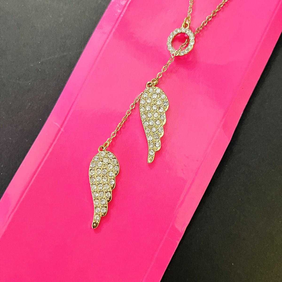 Victoria s Secret Limited Ed. Lariat Gold Crystal Bling Angel