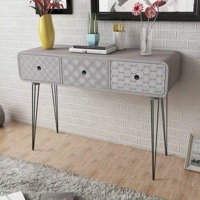 Side Cabinet Sideboard Console Table Console Cabinet Hall Table W/ 3