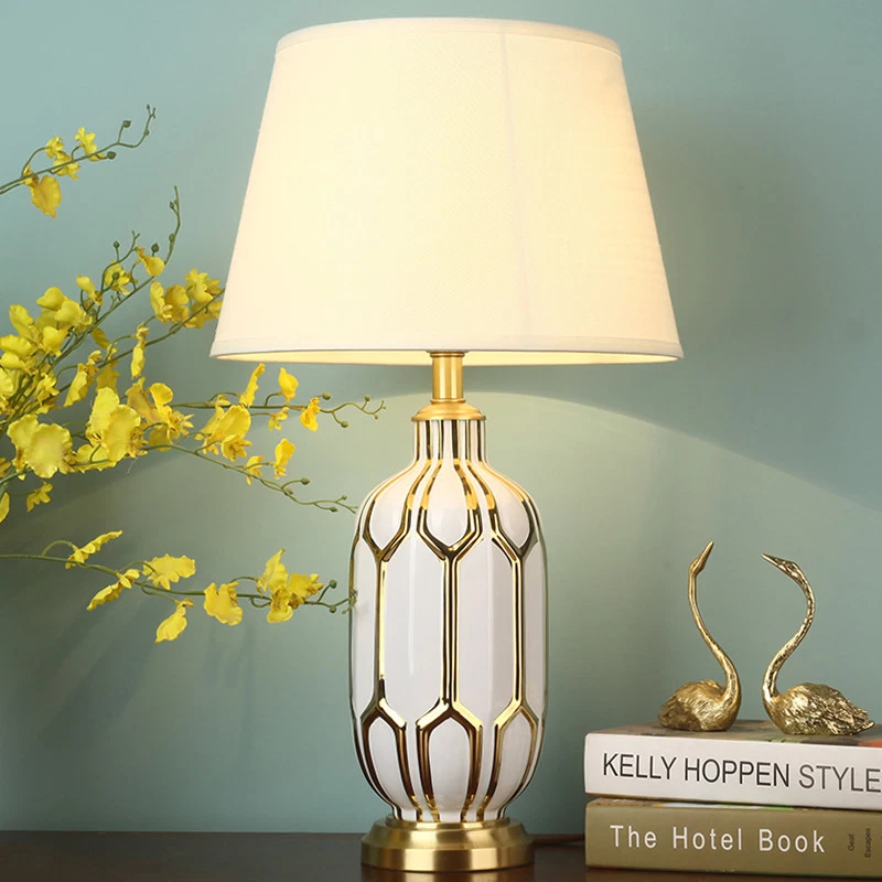 Brass reading table lamp deals