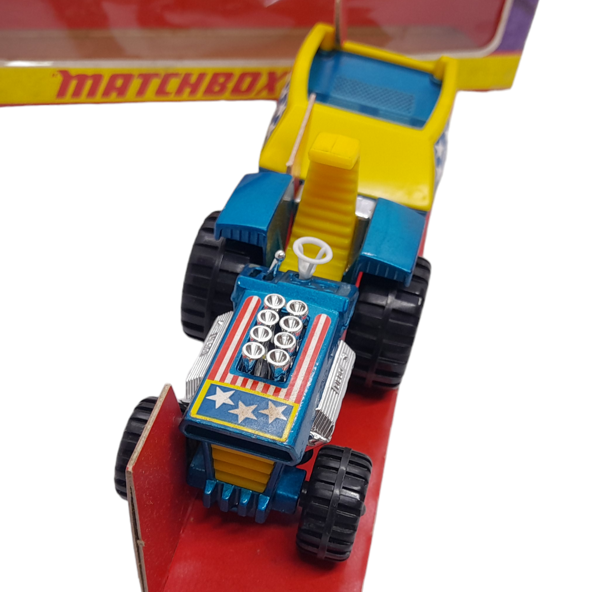 Vintage 1973 Matchbox Super Kings Lesney Diecast Mod Tractor