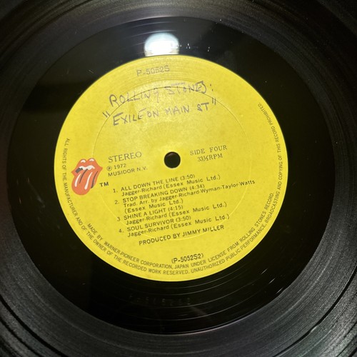 ROLLING STONES Exile on Main Street LP NM JAPAN press complete postcards OBI - Picture 13 of 15