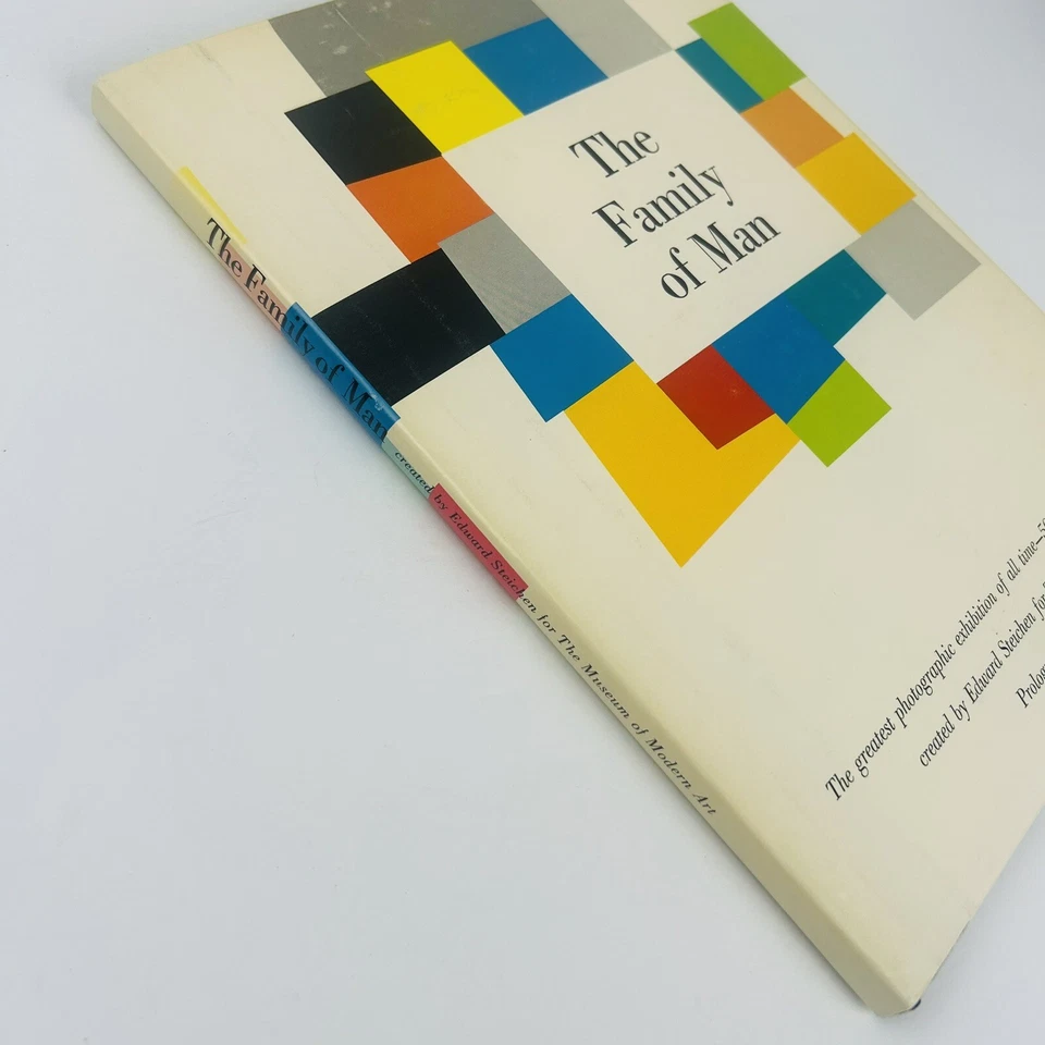 1955 1st Ed. The Family of Man, Curated: Edward Steichen, Carl Sandburg Prologue - Image 2 of 4