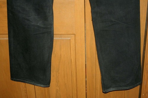 VTG TOMMY HILFIGER Black Denim Jeans 38/34 ACTUAL 40x33 American Flag - Picture 6 of 8