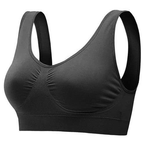 3Pcs Sport Bras Seamless Wire Support Tank Sports Yoga Sleep Bras No Pad Bras US - Picture 13 of 39