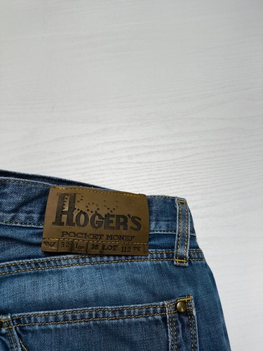 ROY ROGERS Jeans Uomo Tasche Rinforzate Rivetti Blu Scuri Taglia 32 / 46 ITA - Foto 5 di 16