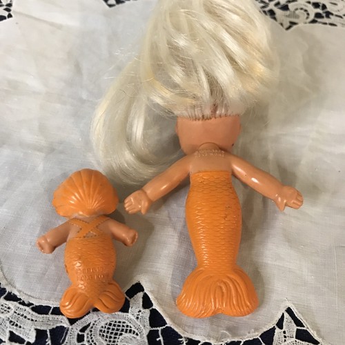 1979 CPG Sea Wees Kenner TROPI GALS Mermaid Flora & Baby Finella - Picture 5 of 7