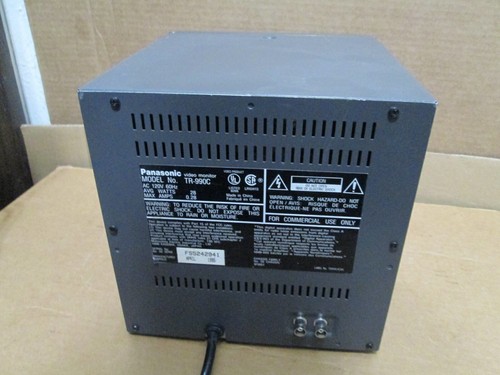 Panasonic TR-990C Black & White Analog Security Surveillance 9" CRT Monitor - Picture 10 of 11
