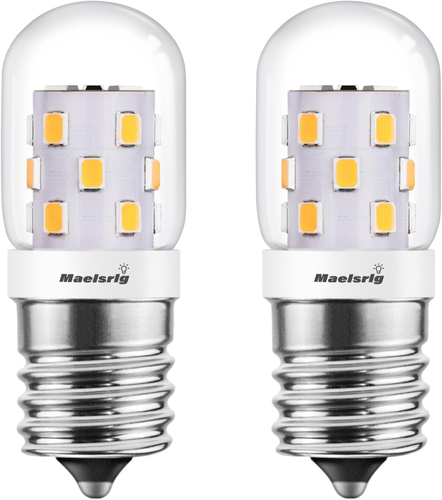 LED Microwave Light Bulbs under Hood 40W Equivalent, E17 LED Bulb Dimmable for R - Picture 8 of 12