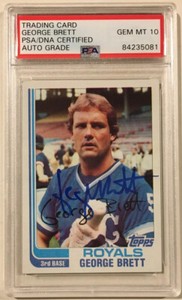 1982-Topps-GEORGE-BRETT-Signed-Autographed-Baseball-Card-PSA-DNA-200-Royals