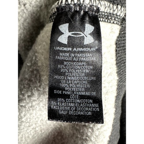 Under Armour UA Storm Fleece Loose Fit Hoodie Gray Pink Womens Medium NWOT New - Picture 7 of 8
