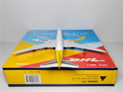 飛行機模型1/400ダイキャスト ポーラーDHL塗装747-8F N858GT 飛行機模型1/400ダイキャスト ポーラーDHL塗装747-8F N858GT
