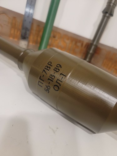 Cohete 1:1 impreso en 3D RPG-7 PG-7VL - FALSO - COSPLAY - Recreación - Tamaño natural - Imagen 4 de 28