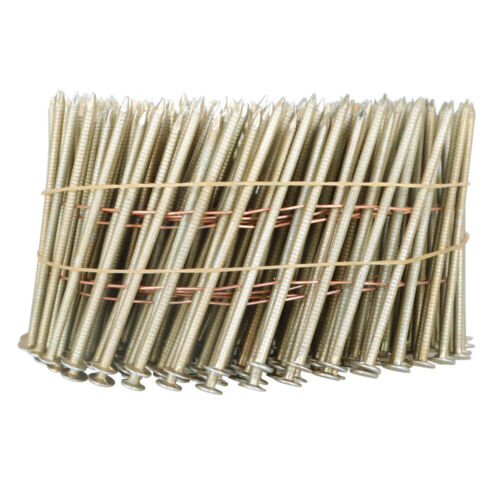 15-Degree Ring Shank 2-1/2" x 0.090" Siding Nails Wire Collated Coil 3600 Pack - Picture 9 of 15