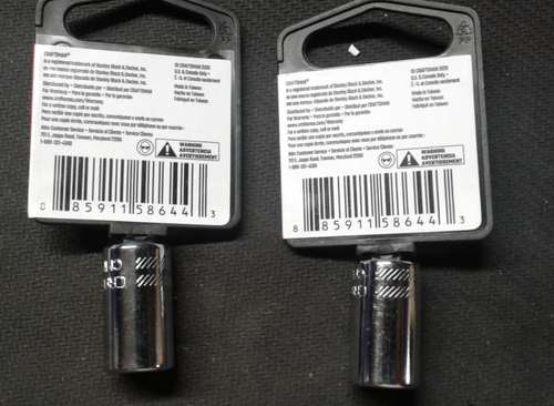 Two New Craftsman 1/4 Inch Drive Bit Adapter Socket - Bild 2 von 5