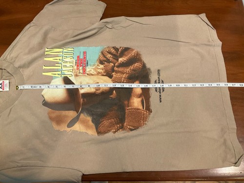 VTG Alan Jackson 90’s Double Sided Country Music Tour Men’s T Shirt Large - Afbeelding 9 van 9