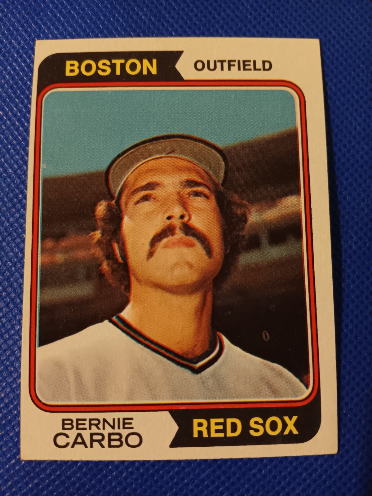 1974 BERNIE CARBO TOPPS BASEBALL CARD #621 BOSTON RED SOX CARDINALS REDS