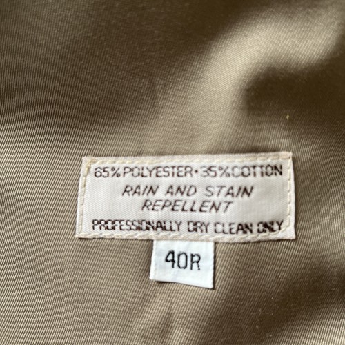 Brand New Vintage Men’s Austin Reed Taupe Raincoat/ Trench coat Size 40 Regular - Picture 18 of 22