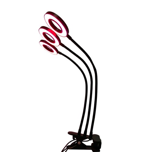 30W LED Clip Clamp Light Plant Grow Lamp Button USB Plug-in Dimmable Adjustable - Picture 20 of 20