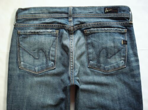 Pantalones de mezclilla acampanados de cintura baja elásticos Citizens of Humanity talla 28 Ingrid #002 - Imagen 3 de 5