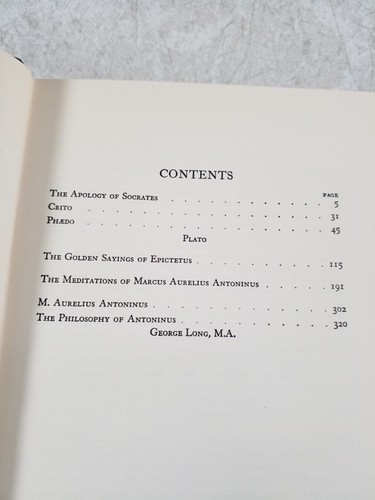 Harvard Classics Veritas Plato Epictetus Marcus Aurelius Deluxe Edition 1969 - Picture 6 of 9