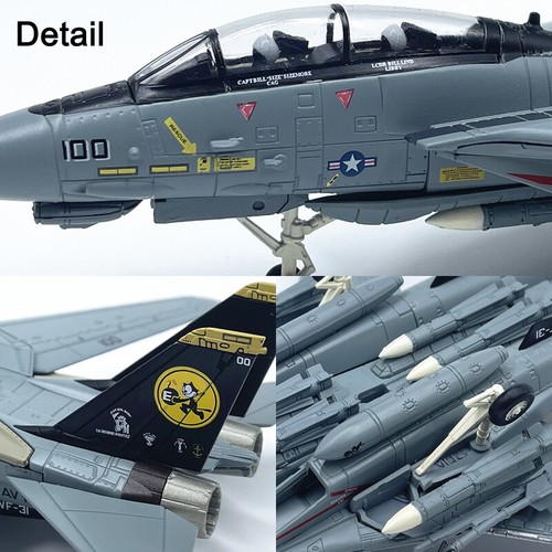 1:100 Diecast Military Model U.S. Navy F-14 Tomcat Fighter Aircraft Collection - Picture 22 of 73