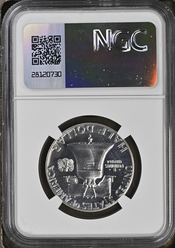 1963 Franklin 50¢ NGC PF 66 LF50~43-45 - Picture 2 of 2