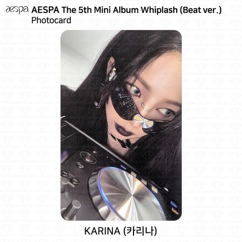 Aespa 5th Mini Album Whiplash Official Photocard Beat Speed Smini Limited ver - Picture 25 of 70
