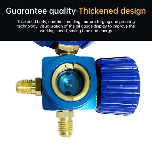 Air Condition Gauge 1/4" 800PSL 500PSL Conditioner Refrigerant Manifold Gauge - Picture 6 of 23