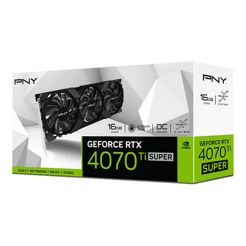 PNY NVIDIA GeForce-RTX 4070 Ti SUPER VERTO OC-16GB (PRE-OWNED)