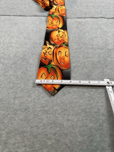 Cravatta Jerry Garcia Inferno Edizione Limitata Collezione Quarantacinque Zucca/Halloween - Foto 6 di 7