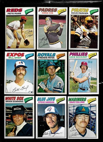 1977 OPC 77 O PEE CHEE TOPPS MLB BASEBALL CARD 133-264 + ERROR SEE LIST - Picture 228 of 275