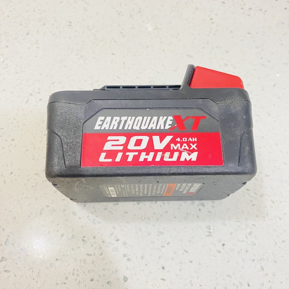 Earthquake XT 20v lithium ion battery 4.0 AH Tested Work And Charges eBay