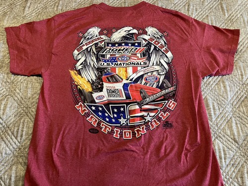 NHRA DRAG RACING OFFICIAL 2023 US NATIONALS EVENT T- SHIRT SIZE MEDIUM - Picture 2 of 4