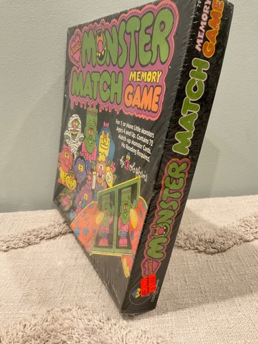 NEW & SEALED : Lovable Monster Match Memory Game 1987 Colorforms - Picture 4 of 4