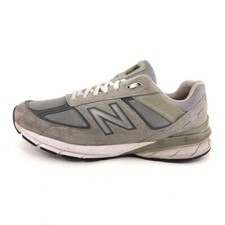 New Balance 990v5 USA Running Shoes Mens Size 13D EUR 47.5 Gray Leather Sneakers