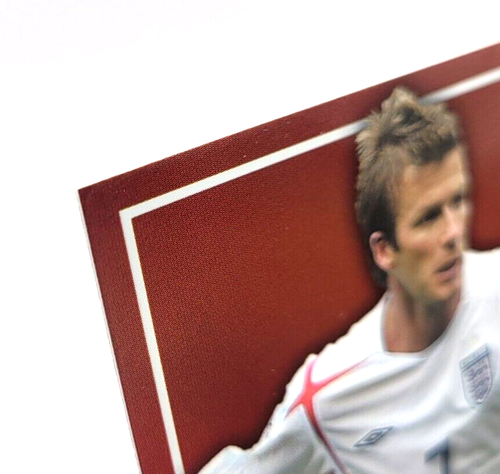 David Beckham 2005 Topps Silver Foil Prizm #S5 England Football Soccer - Picture 2 of 7
