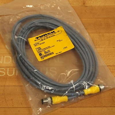 Turck Rkc 4.4T-30-Rsc 4.4T//S1587-T Eurofast Cordset Male//Female 30M Rkc 4.4T-30-Rsc 4.4T//S1587-T