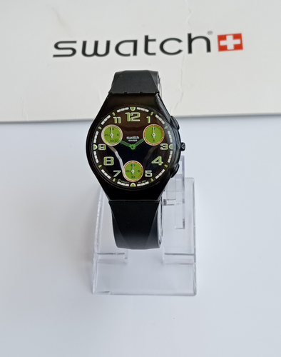 SWATCH SKIN CHRONO SUYB112 ON THE ROAD SLIM 38MM SWISS MADE WATCH(RELEASED 2003) - Picture 2 of 9