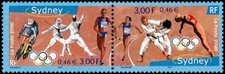 FRANCE 2000 N°YT P3340A MNH ** ( Paire de timbres N°YT 3340 et 3341 ) JO Sydney