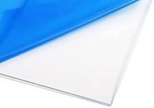 48X48 Nominal 1/8 Inch (3mm) Cast Clear Acrylic Sheet Plexiglass Cover Shelf