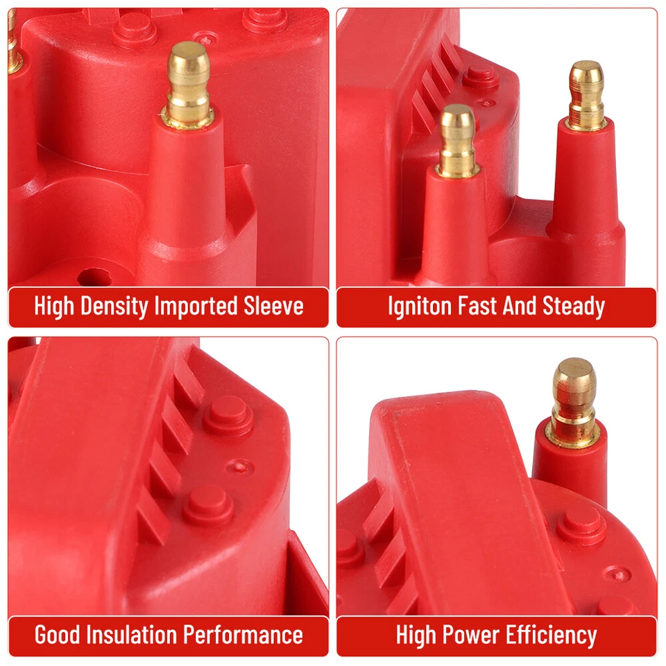 Катушка зажигания и комплект свечей зажигания и проводов Iridium для Chevrolet Impala DR39 2000-05 годов выпуска - Изображение 3 из 4