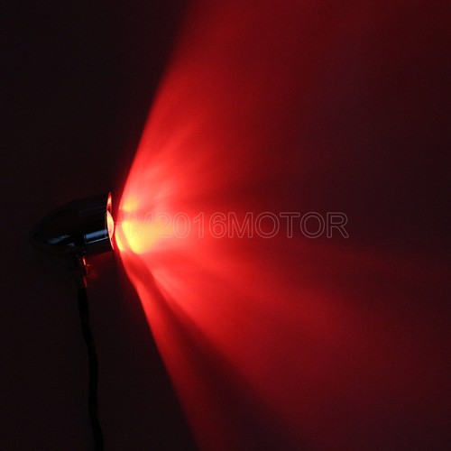 4X 2.6" Mini Aluminium Turn Signals for Yamaha Road Star XV 1700 1600 Silverado - Picture 7 of 8