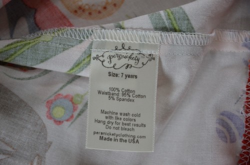 Persnickety Girls Cassidy Tunic Dress Size 7 NWOT Made in USA - Picture 7 of 7