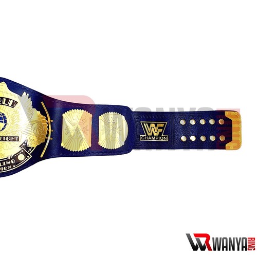 Blue Winged Eagle Belt World Heavyweight Championship Replica Adult 2mm Brass - Picture 6 of 12