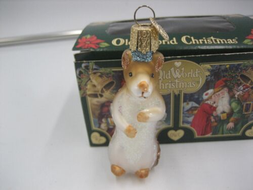 Rata de Navidad del Viejo Mundo 2015 adorno de vidrio 3,5" - Imagen 2 de 7