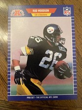 Rod Woodson 1990 Pro Set Football #354 NFL HOF Pittsburgh Steelers
